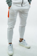 JOGGERS IMPRESSION BIANCO