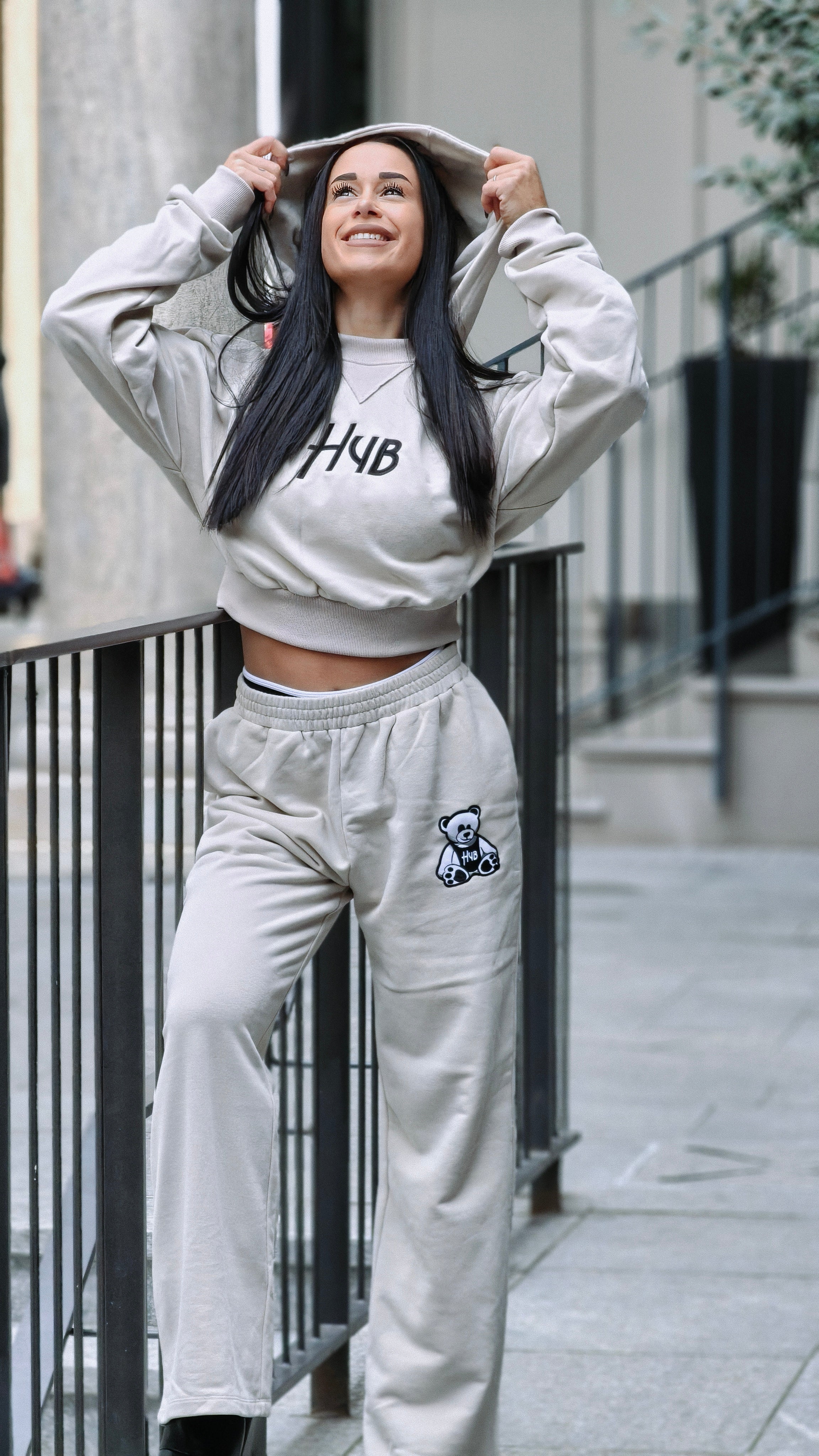 FELPA CROP ESSENZA AVORIO