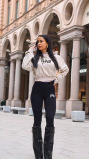 FELPA CROP ESSENZA AVORIO