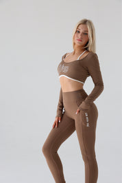 LEGGINGS ILLUSION SABBIA