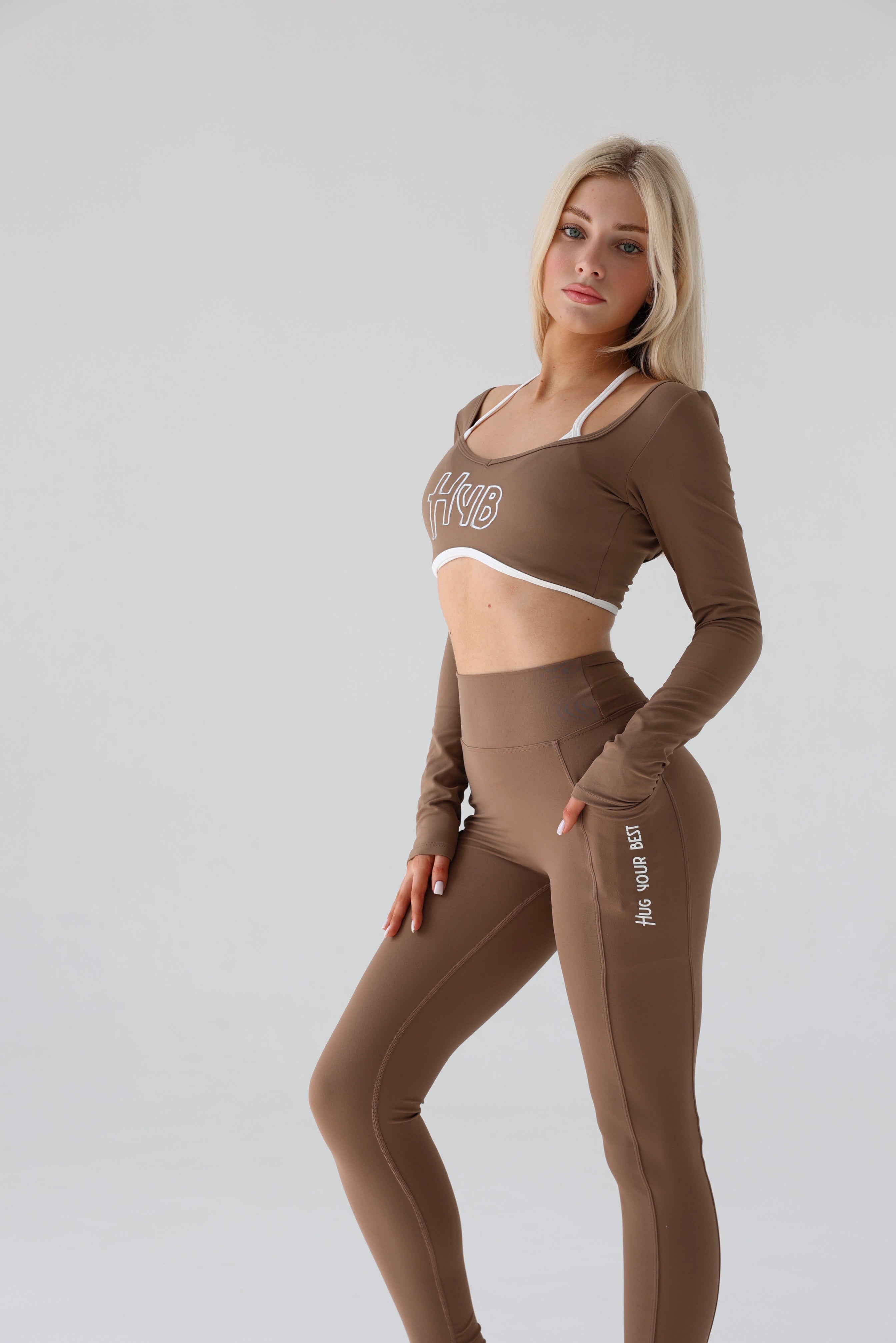 LEGGINGS ILLUSION SABBIA