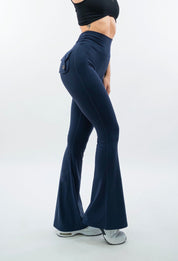 LEGGINGS A ZAMPA DI ELEFANTE VENUS BLU NAVY
