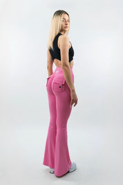 LEGGINGS A ZAMPA DI ELEFANTE VENUS ROSA