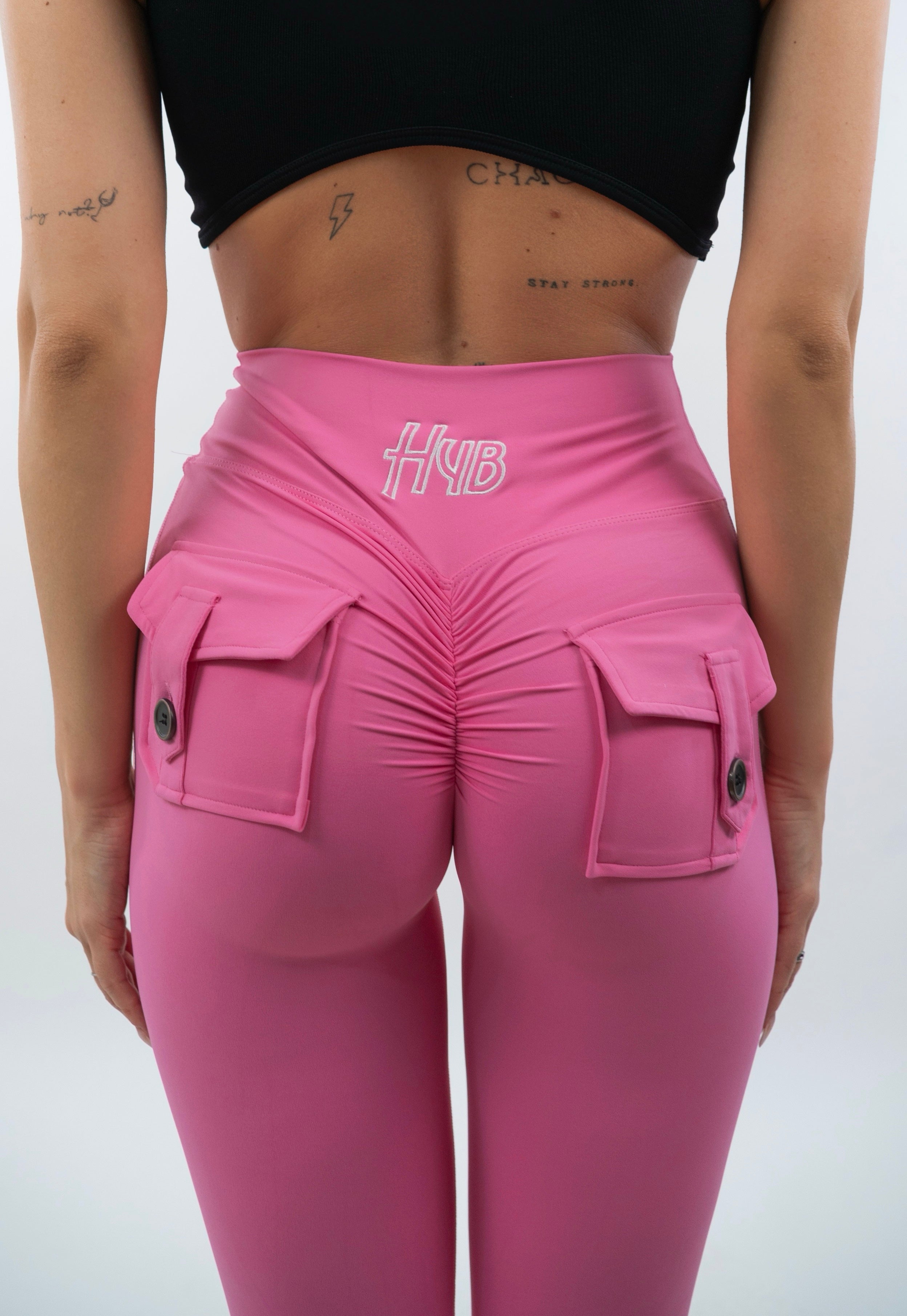 LEGGINGS A ZAMPA DI ELEFANTE VENUS ROSA