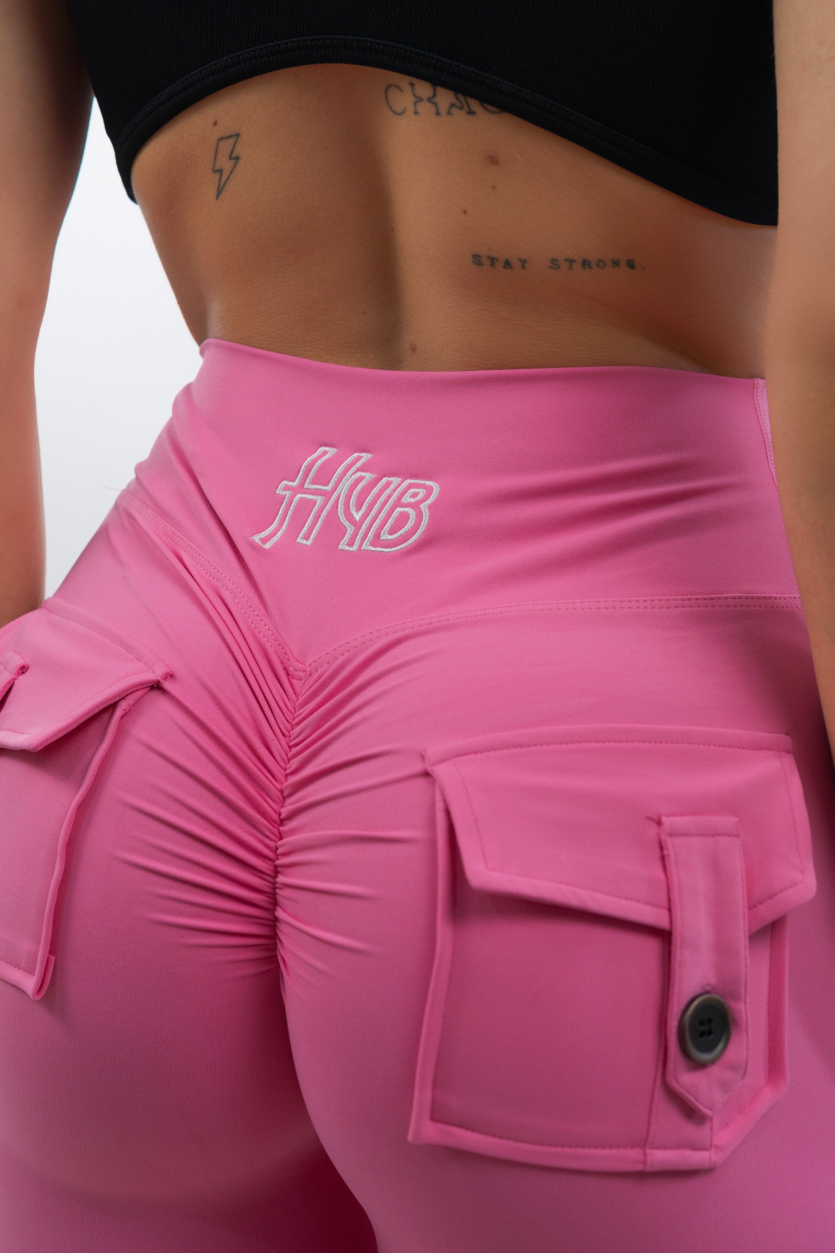LEGGINGS A ZAMPA DI ELEFANTE VENUS ROSA