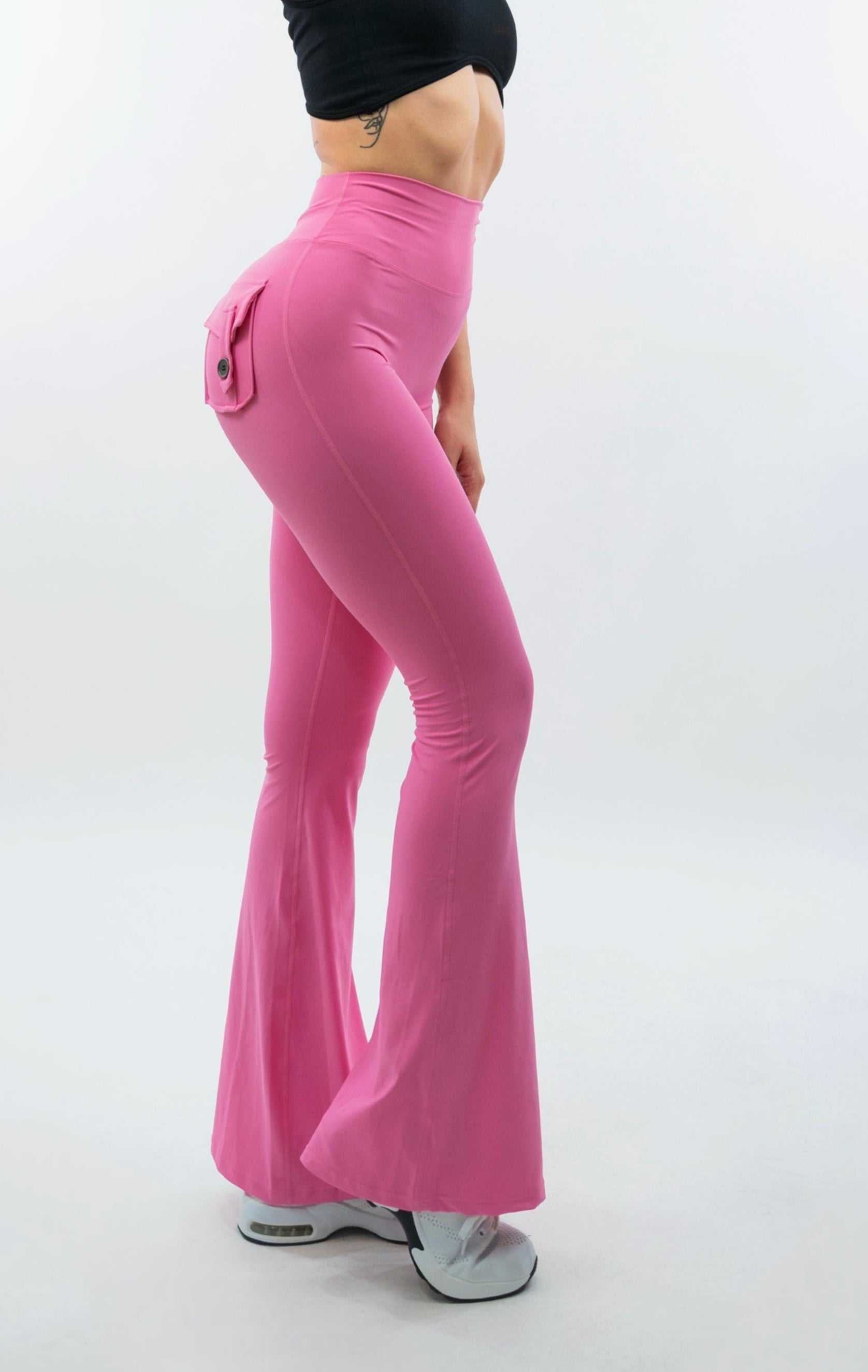 LEGGINGS A ZAMPA DI ELEFANTE VENUS ROSA