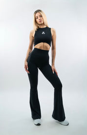 LEGGINGS A ZAMPA DI ELEFANTE VENUS NERO