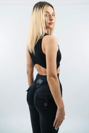 LEGGINGS A ZAMPA DI ELEFANTE VENUS NERO