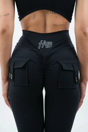 LEGGINGS A ZAMPA DI ELEFANTE VENUS NERO