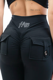 LEGGINGS A ZAMPA DI ELEFANTE VENUS NERO