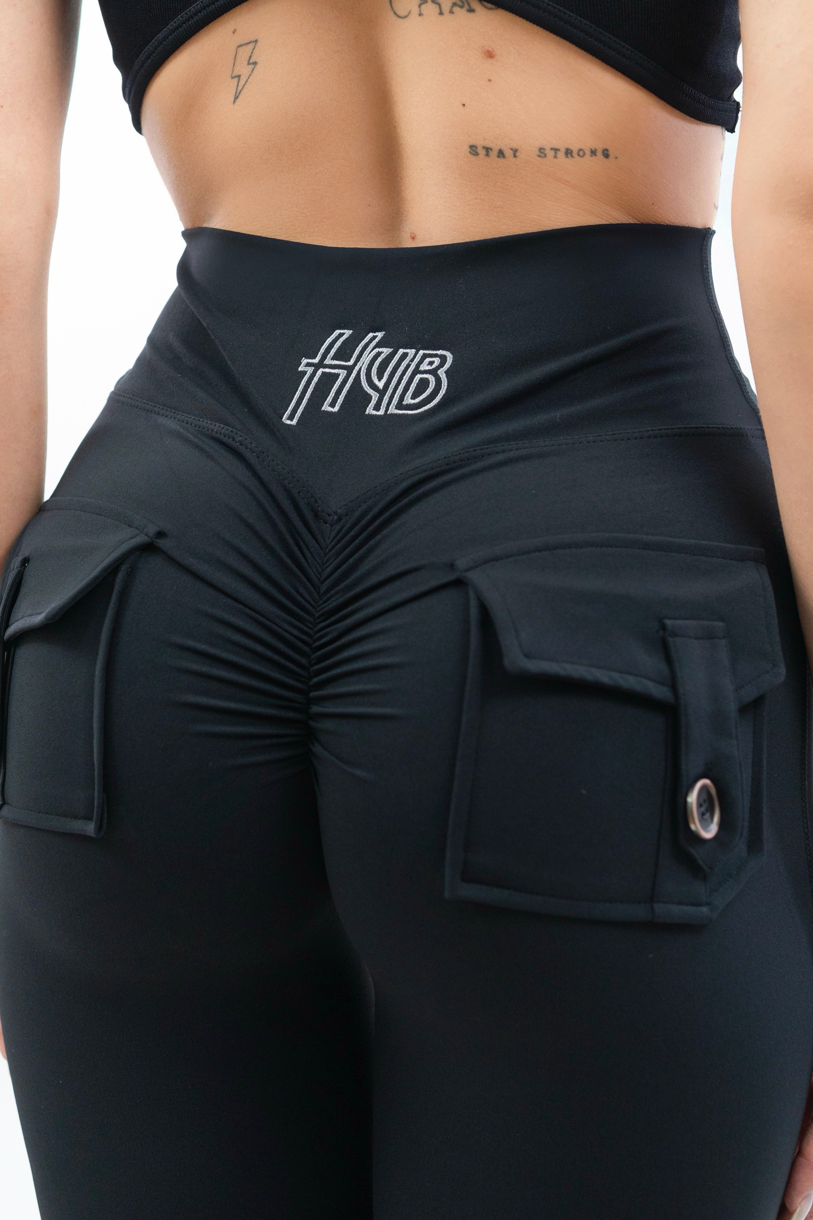 LEGGINGS A ZAMPA DI ELEFANTE VENUS NERO