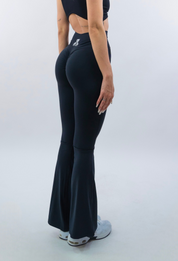 LEGGINGS A ZAMPA DI ELEFANTE AURA NERO