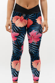 LEGGINGS INTENSE FLORAL NERO