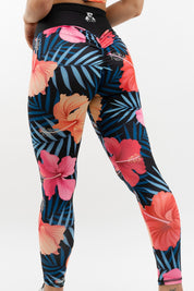 LEGGINGS INTENSE FLORAL NERO