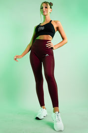 LEGGINGS PERFORMANCE AIR BORDEAUX