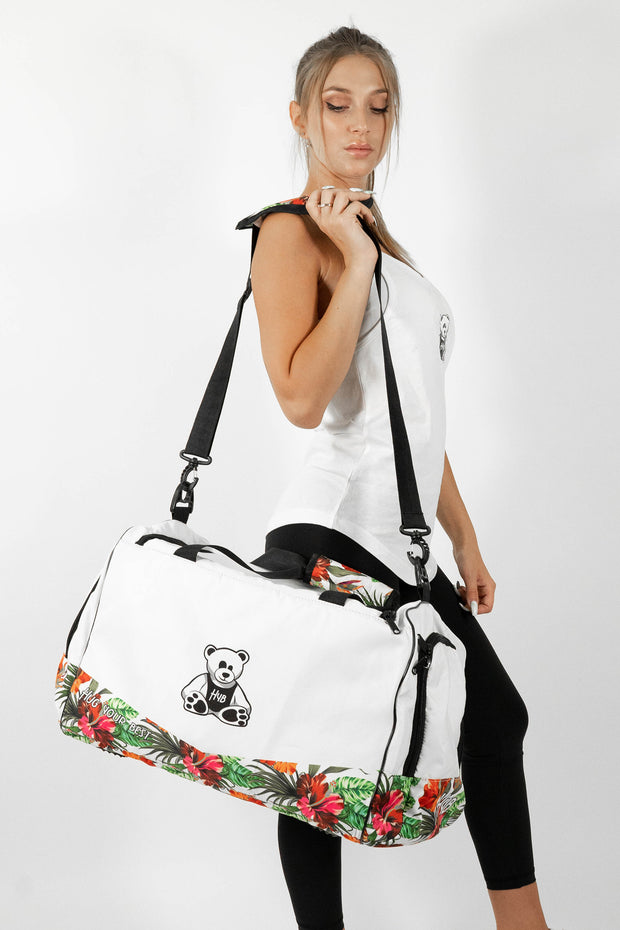 FLORAL GYM BAG