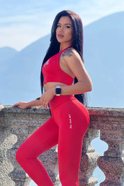 LEGGINGS INTENSE RED