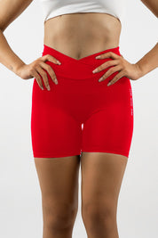 LEGGINGS SHORTS INTENSE RED