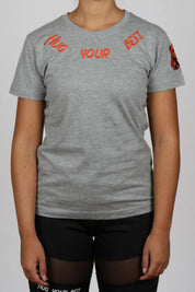 T-SHIRT DONNA GRIGIA